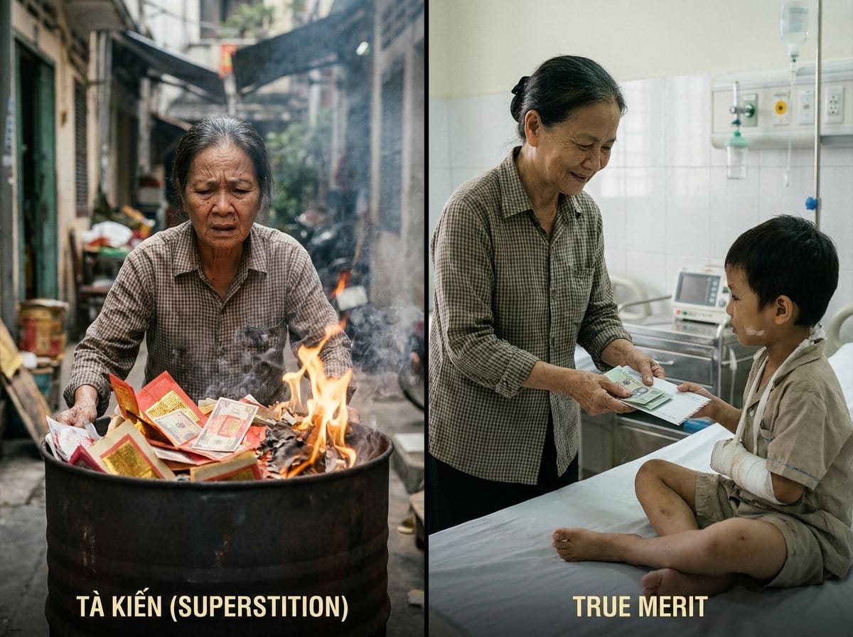 Tà Kiến Là Gì? Cạm Bẫy Tâm Linh Mê Tín Dị Đoan Đang Rút Cạn Tiền Bạc Của Bạn