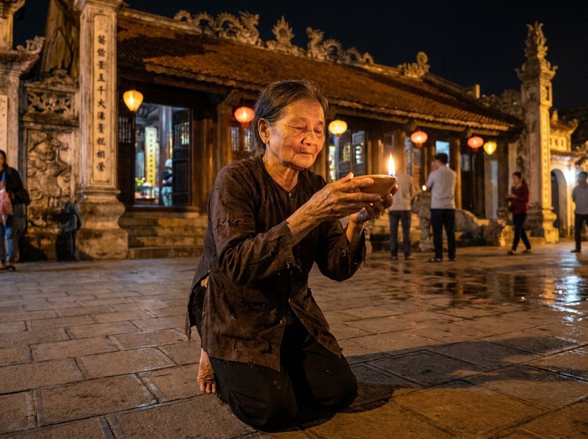 Bài Học Nhân Quả Từ Câu Chuyện Bà Lão Cúng Dường