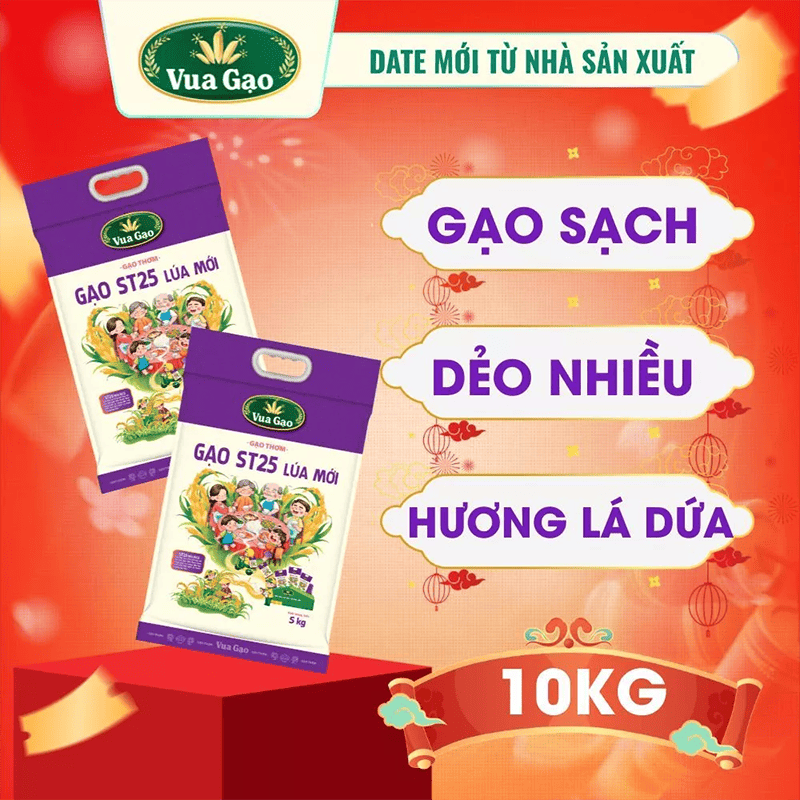 Gạo ST25 Lúa Mới Vua Gạo