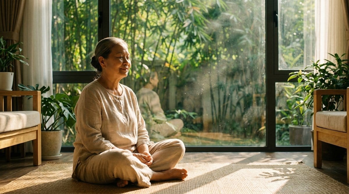 Hội Chứng Overthinking: Lời Phật Dạy Giúp Ngừng Suy Nghĩ Quá Mức 3 Thực hành thiền buông thư và thở sâu chốn văn phòng 2