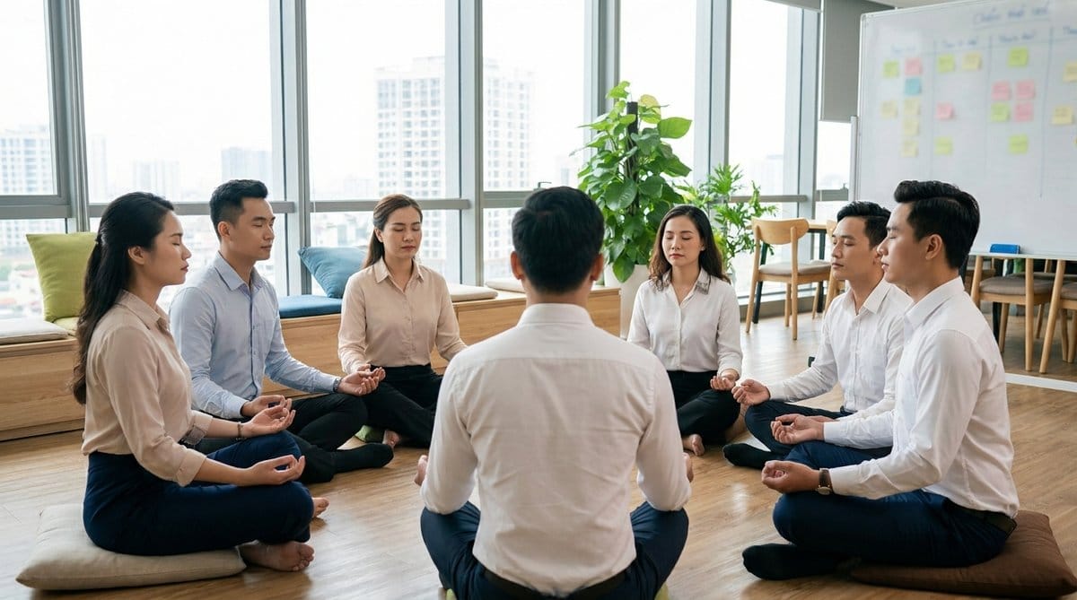 Thoát Khỏi "Ác Mộng" Họp Hành: Bí Quyết Đánh Thức Trí Tuệ Tập Thể Nơi Công Sở 2 Chuyển Hóa Những Cuộc Họp Vô Bổ Thành Buổi Thảo Luận Trí Tuệ 1