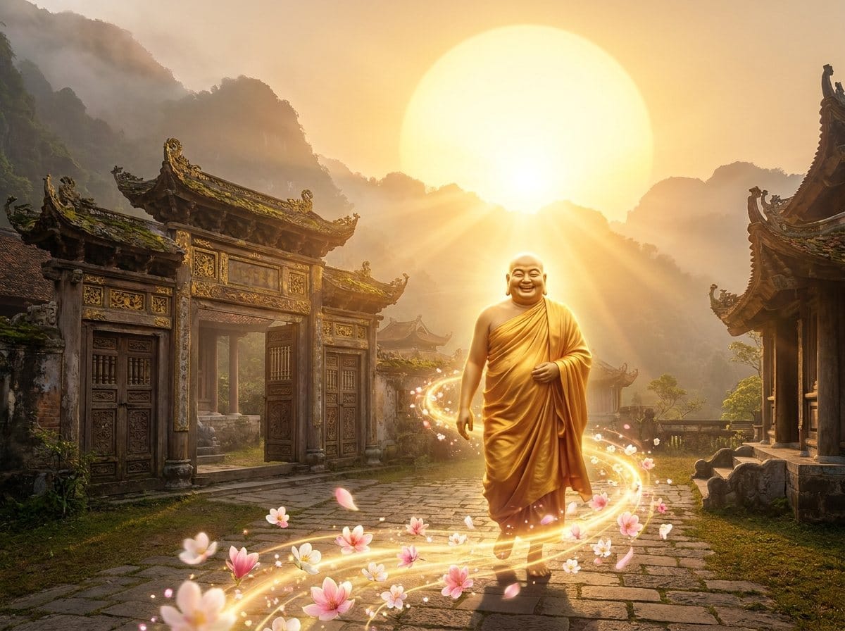 Giải Mã Nụ Cười Sảng Khoái Và Chiếc Bụng Phệ Của Phật Di Lặc 2 Ý Nghĩa Nụ Cười Và Bụng Phệ Của Phật Di Lặc 1