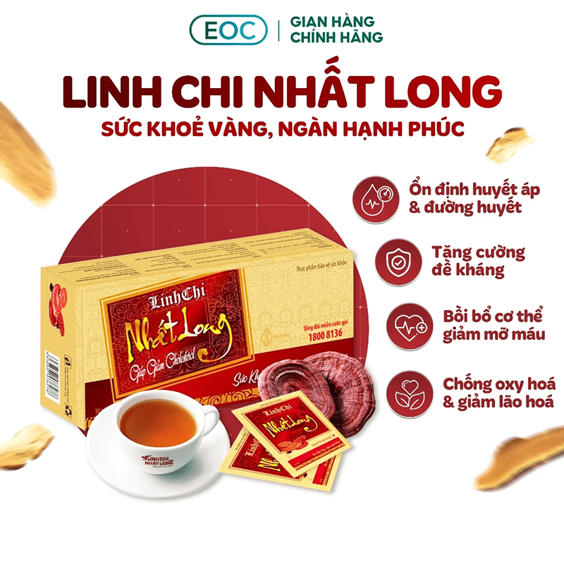 Trà Thảo Dược Linh Chi Nhất Long