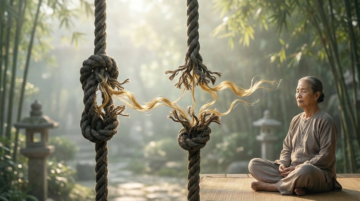 Người Bạn Ghét Nhất Đang Dạy Bạn Điều Quan Trọng Nhất 3 Nút thắt dây thừng được tháo nhẹ nhàng biểu tượng gỡ bỏ oán kết