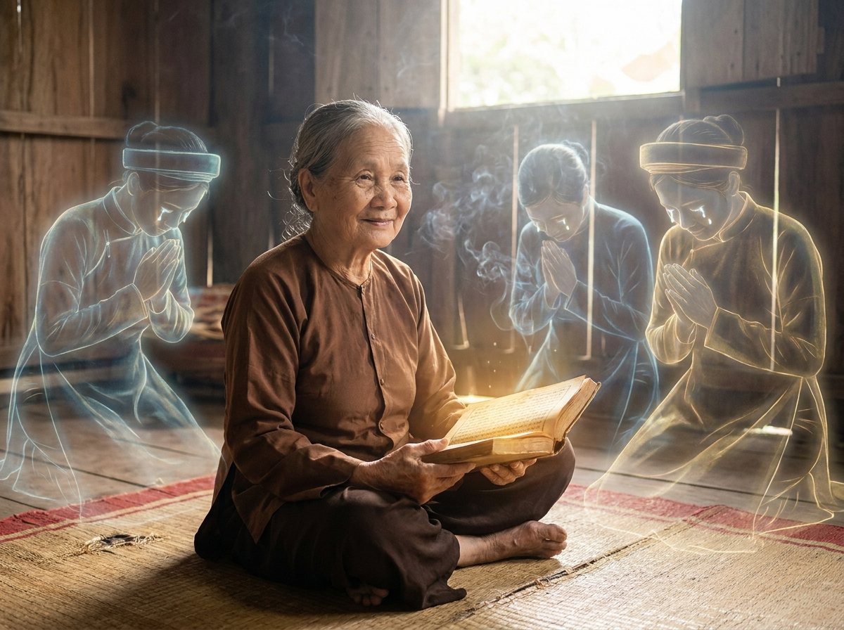 Tụng Kinh Ở Nhà Có Bị Vong Theo Không