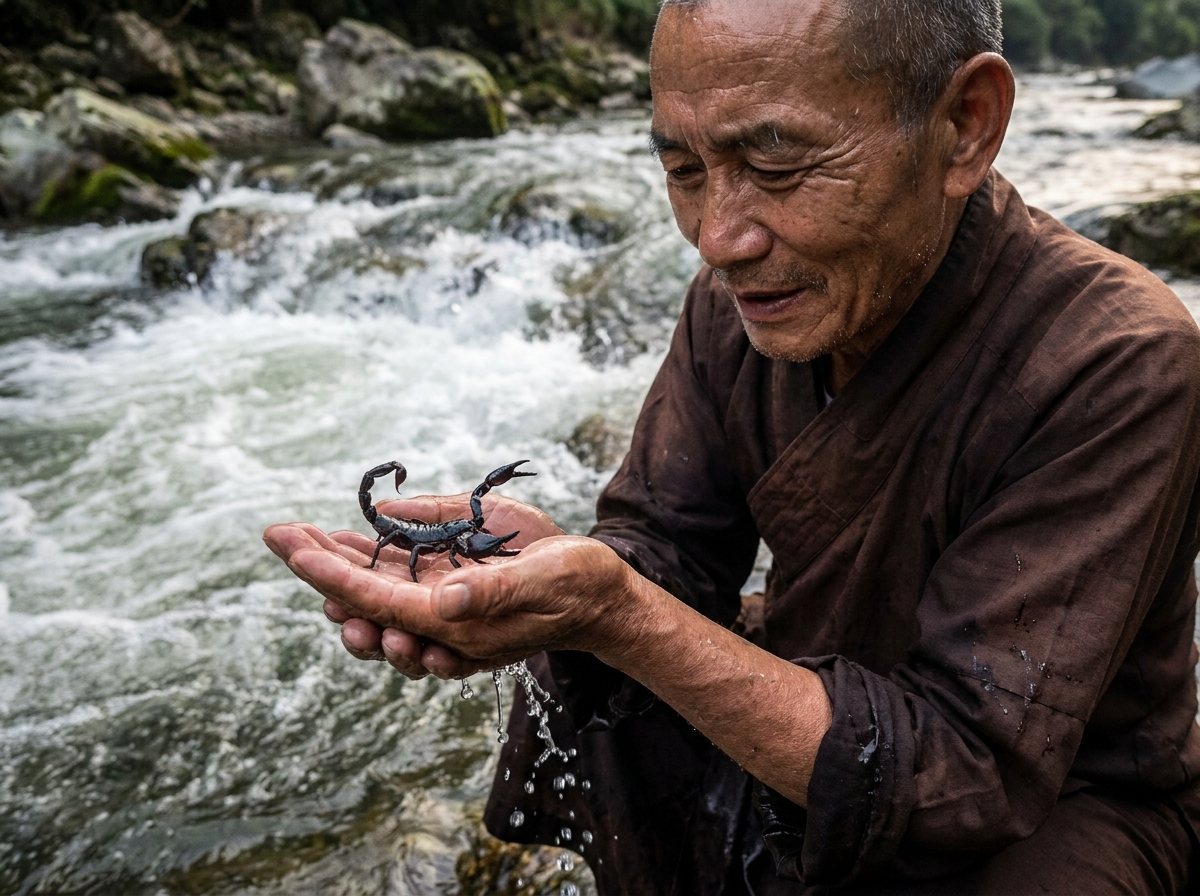 Vị Sư Già Và Con Bọ Cạp
