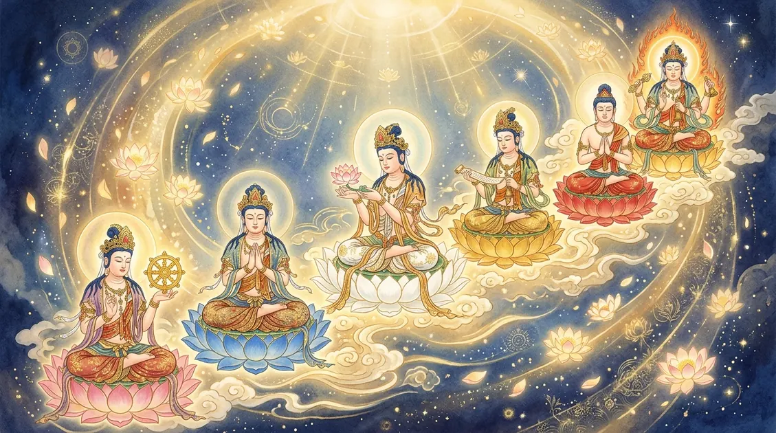 Chú Đại Bi - Giải Thích Chi Tiết Ý Nghĩa 84 Câu 2 Các Bồ Tát hiển linh – ý nghĩa 14 câu đầu Chú Đại Bi
