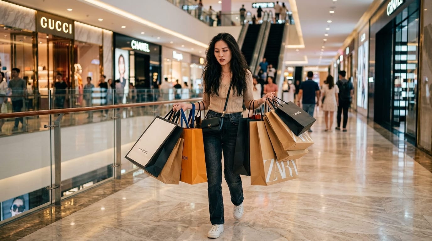 chứng nghiện mua sắm thiểu dục tri túc