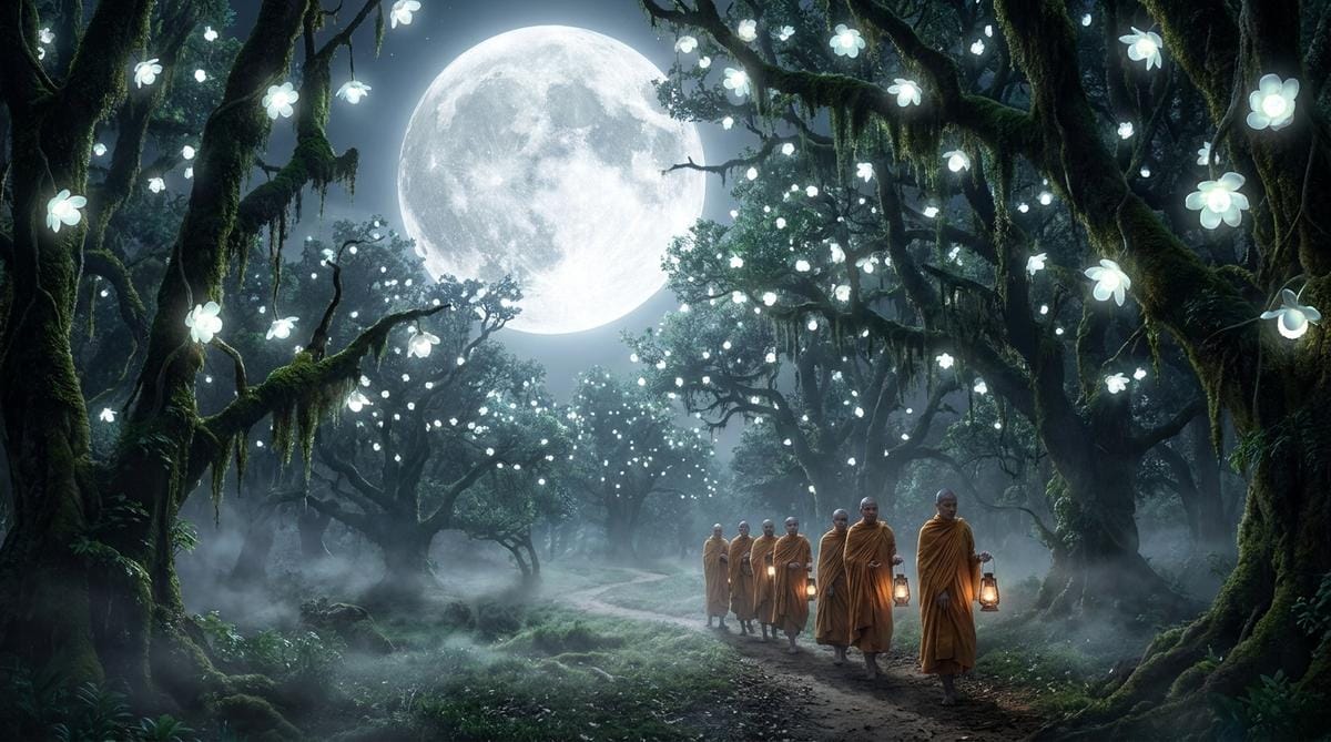 Kinh Trung Bộ 32 - Đại Kinh Rừng Sừng Bò: Mỗi Hạnh Tu Một Vẻ Đẹp 1 Đại Kinh Rừng Sừng Bò – giới thiệu và bối cảnh