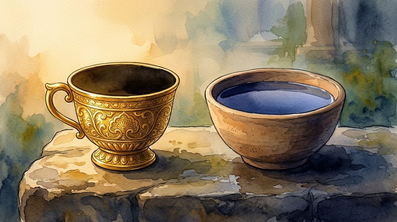 Phẩm Địa Ngục — Kinh Pháp Cú Kệ 306–319 - Địa Ngục Không Ở Bên Ngoài 3 Phẩm Địa Ngục — Kinh Pháp Cú - hai chiếc bình cạnh nhau