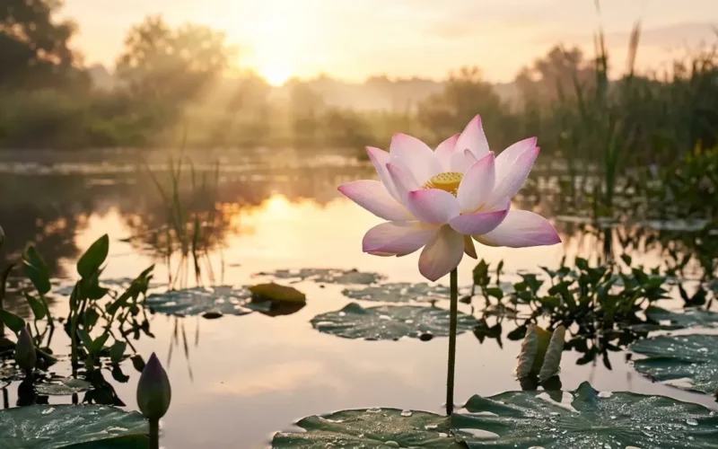 Vãng Sinh Không Phải Là Chết — Hiểu Đúng Để Bình An Tiễn Người Thân 13 vãng sinh hoa sen ánh bình minh