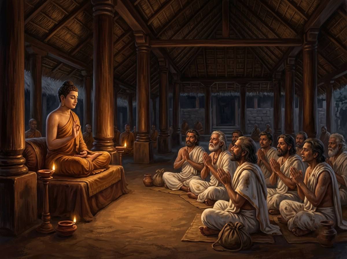 Tóm Tắt Kinh Verañjaka - Kinh Trung Bộ 42: Nhân Quả Và Sức Mạnh Nguyện Lành 1 Đức Phật thuyết giảng cho các gia chủ Bà-la-môn tại Verañjā trong kinh veranjaka
