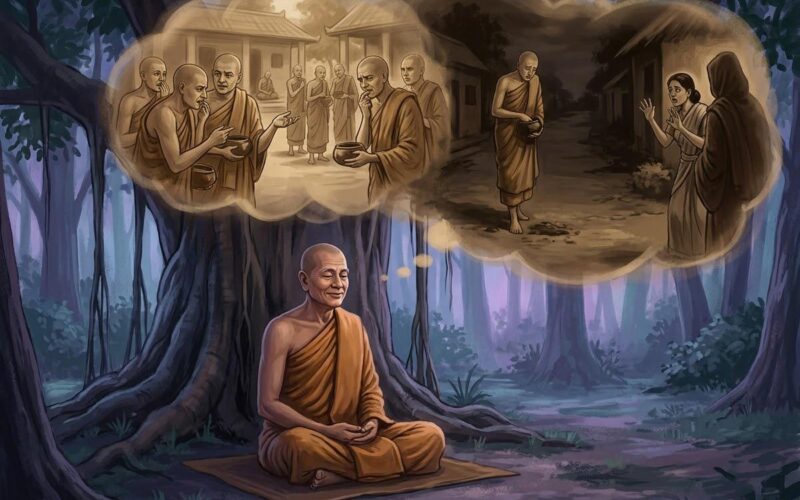 Tóm Tắt Kinh Ví Dụ Con Chim Cáy (Kinh Trung Bộ 66): Sự Dính Mắc