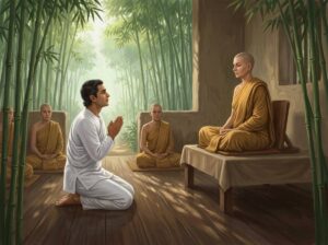 Tóm Tắt Tiểu Kinh Phương - Kinh Trung Bộ 44: Cái Tôi Và Bát Chánh Đạo 8 Kinh Trung Bộ 44 - Cư sĩ Visakha đảnh lễ và tham vấn Phật pháp với Tôn giả Ni Dhammadinna tại Trúc Lâm tịnh xá