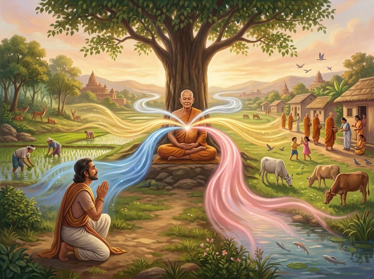Quy tắc Tam Tịnh Thịt và tinh thần từ bi bao phủ chúng sanh