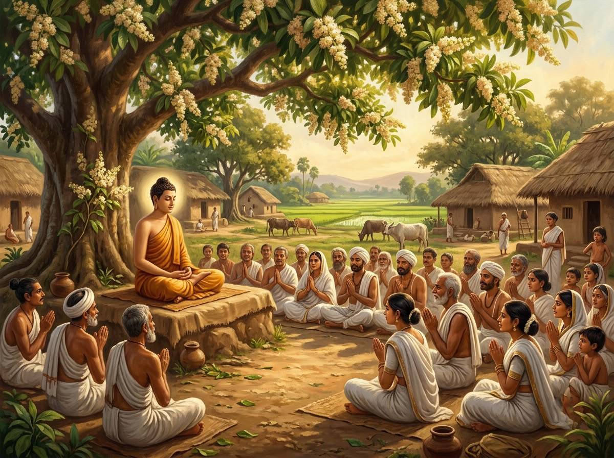 Đức Phật thuyết giảng cho các gia chủ Bà-la-môn tại làng Sālā trong kinh saleyyaka