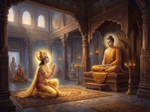 Tóm Tắt Tiểu Kinh Đoạn Tận Ái - Kinh Trung Bộ 37: Cốt Tủy Chấm Dứt Khổ Đau 15 Đế Thích Sakka đến Kỳ Viên tịnh xá bạch hỏi Đức Phật về giáo lý đoạn tận ái