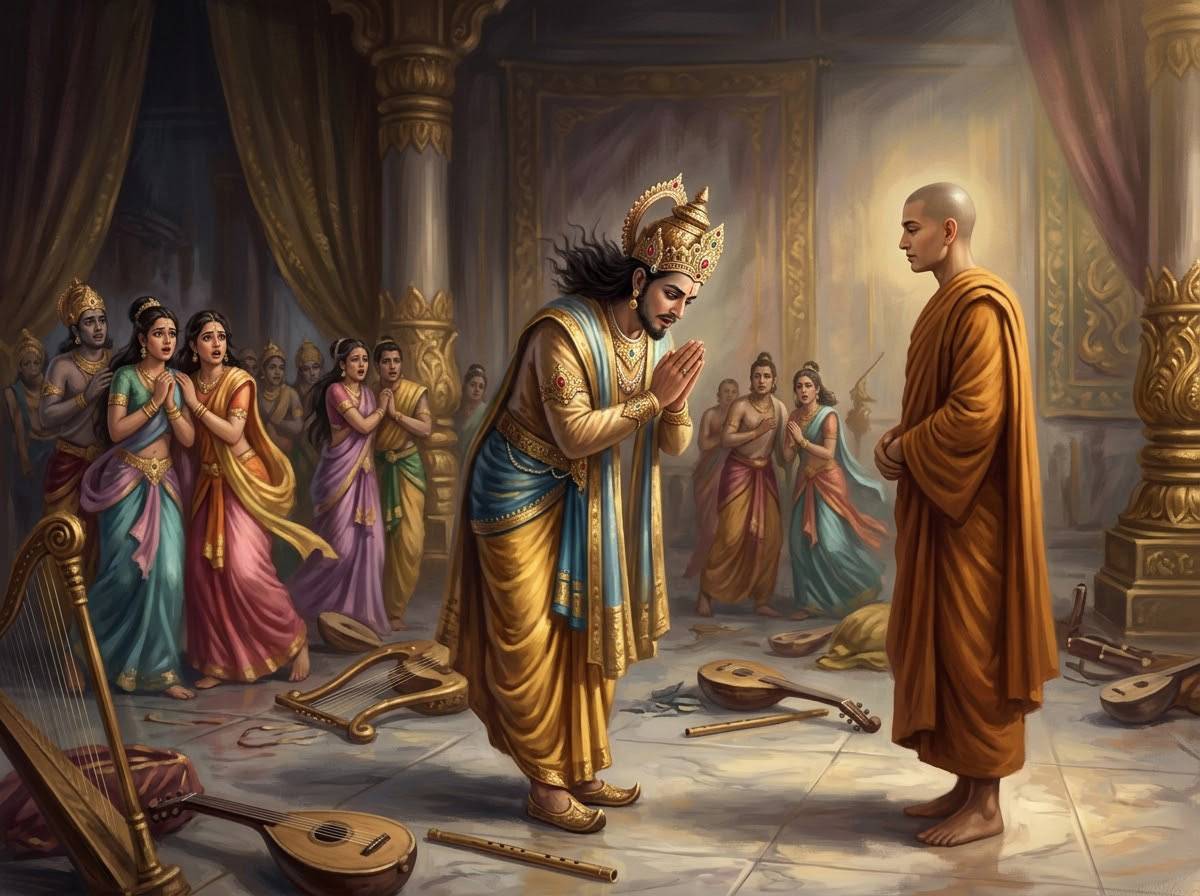 Tóm Tắt Tiểu Kinh Đoạn Tận Ái - Kinh Trung Bộ 37: Cốt Tủy Chấm Dứt Khổ Đau 3 Đế Thích cùng chư Thiên cõi Đao Lợi tỉnh mộng ham thích xả bỏ dính mắc