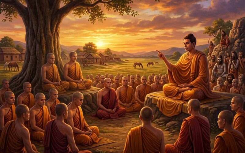 Tóm Tắt Tiểu Kinh Xóm Ngựa – Kinh Trung Bộ 40: Chiếc Áo Không Làm Nên Thầy Tu